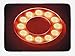 Produktbild Letter O Bath Mat, Entertainment World in Vegas Theme Vintage Casino Nightclub Theater Typeset, Plush Bathroom Decor Mat with Non Slip Backing, 23.6 L X 15.7 W Inches, Ruby Yellow Black