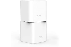 Tenda Nova MW3 (2-Pack) - AC1200 Mesh WiFi, Doble Banda, Cobertura hasta 180m², puertos 100/10, Mu-MIMO, Control Parental, Plug and Play, Compatible con la mayoría de proveedores