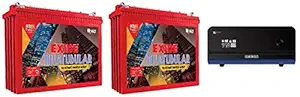 EXIDE INDUSTRIES INVA Tubular 150 AH -2 NO'S with Zelio +1700 24 V 1 NO'S ( Multicolour )