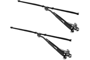 Micvtve Essuie-glace en Métal pour 1/10 RC Crawler Voiture AXIAL SCX10 TRX4 G500 Pièces de Mise à niveau