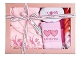 Avighna Luxurious Natural Spa Bath and Body Shower Gift Sets for Women (Pink) Christmas Secret Santa Gift.