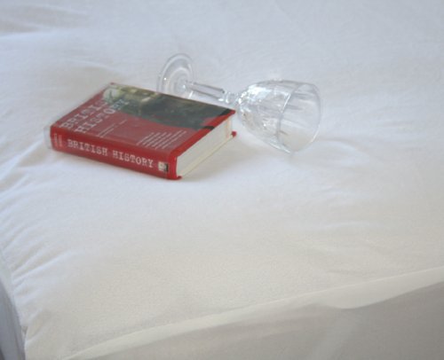 Homescapes wasserfester FROTTEE MATRATZENSCHONBEZUG (190 x 140cm), 100% PURE BAUMWOLLE, SCHUTZ gegen STAUBMILBEN, atmungsaktiv, für ALLERGIKER - 2