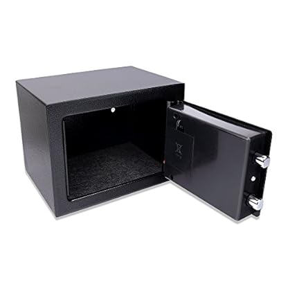 En Negro Pequena Caja Fuerte De Pared Con Cierre Digital Schramm