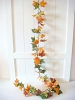HKT Home Deco Herbstgirlande Herbstbltter Laub Herbst Blttergirlande  Tischdeko Girlande knstlich Fensterdeko Dekogirlande Deko 78 Bltter