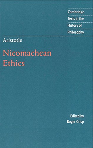 Aristotle: Nicomachean Ethics (Cambridge Texts in the History of Philosophy) (English Edition) livre