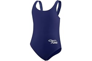TIZAX Maillot Anti UV de Bain Une Pièce Fille Maillot de Bikini Athlétique Racerback pour Enfant Sangle épaisse