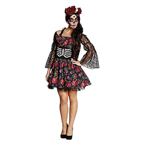 Generique – Disfraz de Esqueleto Día de los Muertos Halloween M / L