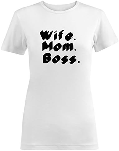 Wife Mom Boss XL Womens T-shirt