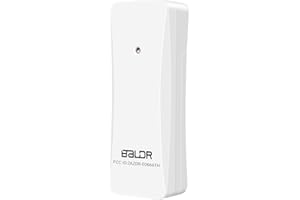 TEEPACIOKA BALDR Außensensor für Wetterstation, Thermo-Hygro-Sender [Offizielles Zubehör]- Zusatzsender & Ersatzsensor, nur für BALDR Funkstationen (1-2-3 Schalter) (Weiß - 1er)