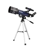 Geertop Telescopio refractor astronómico de alta calidad ultra claro con trípode de mesa y buscador, 400x70mm, para astrónomos principiantes y adolescentes