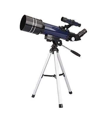 GEERTOP Télescope de Bureau Astronomique Réfracteur Ultra Clair de Qualité Supérieure avec Trépied et Détecteur, 400X70mm, Pour les Astronomes Débutants et les Adolescents