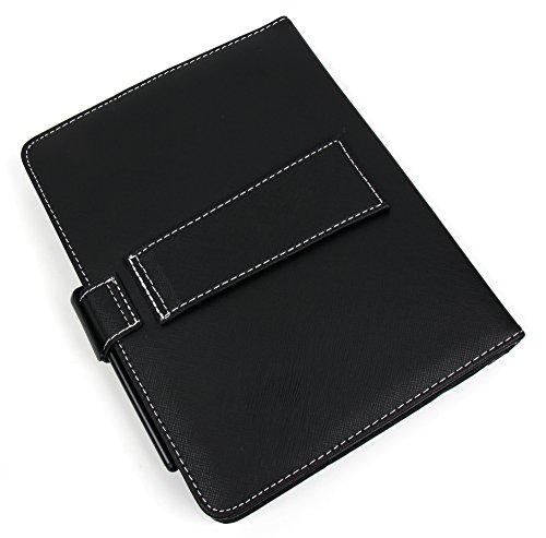 Schwarze Kunstleder-Tasche mit Stand und Deutscher Tastatur für das neue Aldi Medion LIFETAB E6912 (MD 99851) E-Tab Tablet mit eBook Reader Funktion Oktober 2016 - 6