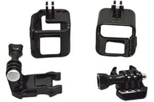 Goliton® Standard-Rahmen aus Kunststoff zur seitlichen Montage für GoPro Hero 4 Session/GoPro Hero 5 Session