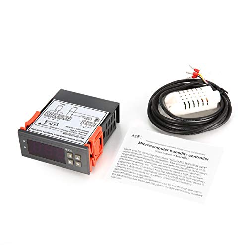 Preisvergleich Produktbild MTC1000A DC 12V Digital LED Microcomputer Controller di umidità Igrometro Deumidificatore Relè Interruttore Igrostato 0-99% Controllo RH