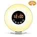 Produktbild Wecker Wake up Licht led Lichtwecker Funkwecker Reisewecker Nachtlicht (Sonnenaufgangfunktion, Sonnenuntergangsfunktion digitales UKW Radio) 6 Naturgeräusche, und 7 Farben auswählen zur einen