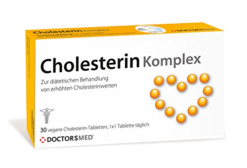 DoctorsMed Tabletas de Control del Colesterol con Levadura de Arroz Rojo | Suplementos de Complejo Natural para la Salud del Corazón | Con Monacolina K | Actúa como Inhibidor del Colesterol Malo LDL