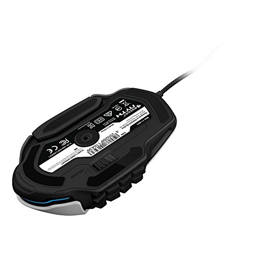 Roccat Nyth - Modular MMO Rat  n para Gaming 12000 dpi  Color Blanco