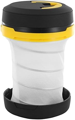 Agooding 2 in 1 Portable Pop-up Collapsible LED Flashlight Lantern,Camping Hiking Fishing Tent Night Light Lamp(Yellow)