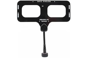 SPARKHOBBY Maple Leaf Antenne Moxon sans fil 868 MHz/915 MHz/2,4 GHz SMA mâle/RP-SMA mâle pour FPV Racing Quadcopter Frsky R9M Télécommande (1 pièce SMA mâle)