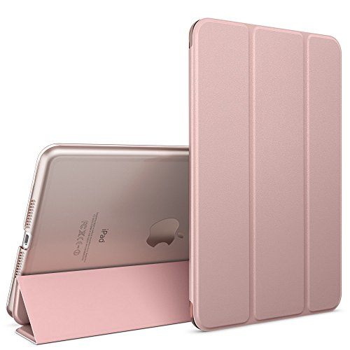Apple iPad Mini 4 Hülle Smart-Case von NICA, Ultra-Slim Cover Dünne Tablet Schutzhülle, Kunst-leder Hardcase Multi-Ständer Tasche, Display-Schutz & Backcover Flip-Case Klapphülle Sleeve - Rose Gold