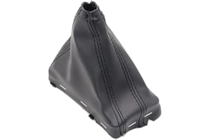 Cakievro Auto Schaltsack，Auto Ersatz Staubschutz Abdeckung PU Leder für Au-di A6 C6 A3 8P A4 B8 A5 Q5