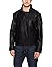 Produktbild Dockers Men's Faux Leather Classic Trucker Jacket, Black, X-Large