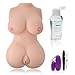 Produktbild 3D Realistische Erotik Liebespuppe für Männer, Masturbator mit Vagina, Anus und Busen (30ml Gleitgel + Bullet Vibrator Ei + USB Lochwärmer)