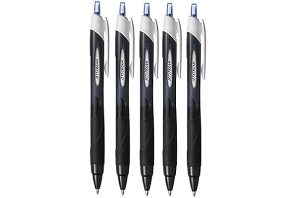 Rollerball de tinta jetstream 1.00 m/m (5 uidades azules)