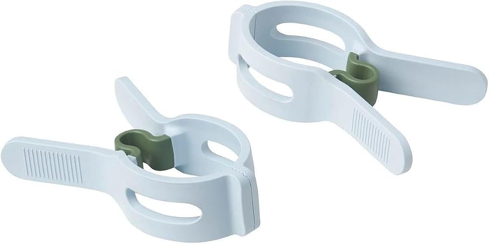 IKEA Slibb Geniş Mandal Yorgan Mandalı 2'li Mavi - Yeşil