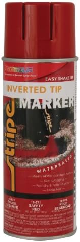 Seymour 16-671 Stripe Water Base Inverted Tip Marker, Safety Red by Seymour Paint