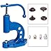 Produktbild GETMORE Parts Spindelpressen - Set, bestehend aus Spindelpresse (Drehspindel), Druckknopfwerkzeug und 100 Druckknöpfen (15 mm, R-Feder, antik)