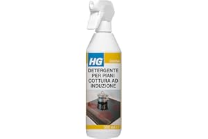 HG Detergente per Pulizia Giornaliera di Piani Cottura - Detergente per Piani Cottura in Vetroceramica e Gas, Adatto ad un Uso Quotidiano, 500 ml