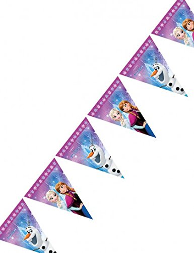Procos 86921 Filare Wimpelkette Disney Frozen Northern Lights, mehrfarbig