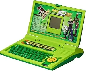 CHERRYLAND Kids Ben 10 English Educational Laptop - Laptop & Tablets Notebook Computer 20 Activities Games Including Mouse Toy for Girls Boys (Early Age Development Toys) -Multicolor