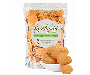 Medhyata Ready to Fry Dry GOL Gappa, Pani Puri(Patashe) , Premium Fryums - 1KG