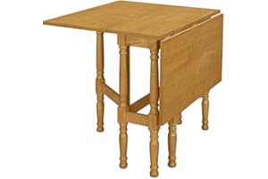 GREENHEART Little Bird Gateleg Drop Leaf Dining Table Classical (Light Oak) Pre assembled.