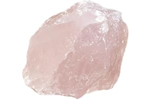 LA SPHÈRE GUÉRISSEUSE Quartz Rose Pierre Brute de 2 à 5 cm, 1 Unité