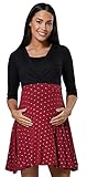 Schön und praktisch! 3/4 Ärmel Jersey-Stillkleid Für Schwangerschaft und Stillzeit entworfen.