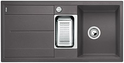 Blanco Metra 6 S Évier en Silgranit PuraDur, anthracite, 518877