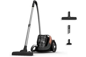 Rowenta Green Force Cyclonic Effitech, Aspirapolvere A Traino Senza Sacco, Modello Parquet, Pulizia a Basso Consumo Energetico, Realizzato in Plastica Riciclata, Riciclabile, Silenzioso, RO7C30