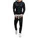 Produktbild Sannysis Herren Jogging Anzug Männer Herbst Winter Camouflage Sweatshirt Top Hosen Sets Sport Anzug Trainingsanzug Charme mit Kapuze Elastische Bluse