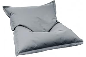 SXBCyan Sillón Puff Flotante For Exteriores, Resistente A La Intemperie, Sin Relleno, con Protección UV, Funda Oxford, Ideal For Jardín, Playa, Piscina, Niños Y Adultos.(Gray,140x180cm)