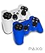 Produktbild 2 x PAXO PS3 Silikon-Schutz-Hülle / Sleeve Bundle weiß-blau