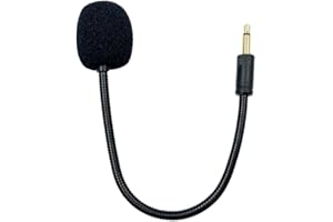 Xingsiyue Microfono di Ricambio per Giochi Compatibile con Razer Kaira Pro Cuffie da Gioco - Microfono Audio Staccabile da 3.5mm
