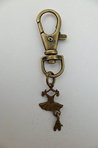 LOBSTER CLASP KEYRING Zip Pull Ballet Dress