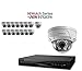 Produktbild hiwatch von HIKVISION 4 MP IP Sicherheit Kamera System mit 16 CH POE HD NVR und 10 x 4 Megapixel 2688 x 1520 wetterfest CCTV Vandal Proof Dome Kamera, Power over Ethernet Kit