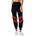 Produktbild AMUSTER Damen Gestreift Streifen Freizeithose Jogginghose Hose Sportswear Style Elastische Taille Sporthosen Fitness Yoga Workout Sport Hosen
