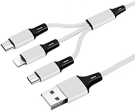 3 IN 1 USB Cable For iPhone 8 X 7 6 6S Plus 5 5S Samsung Android Xiaomi Lenovo Micro Type C Quick Charge Cables