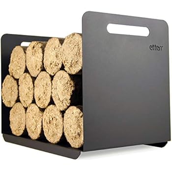 Kamino-Flam Holzlege für Kaminholz - Kaminholzkorb für Innen aus Metall