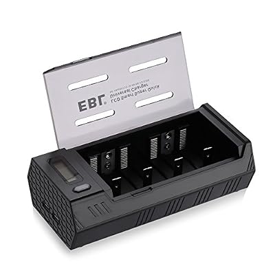 EBL 908 Chargeur de Piles Rechargeables AA/AAA Ni-MH Ni-CD Piles C/D Piles 9V avec Charge de Port USB